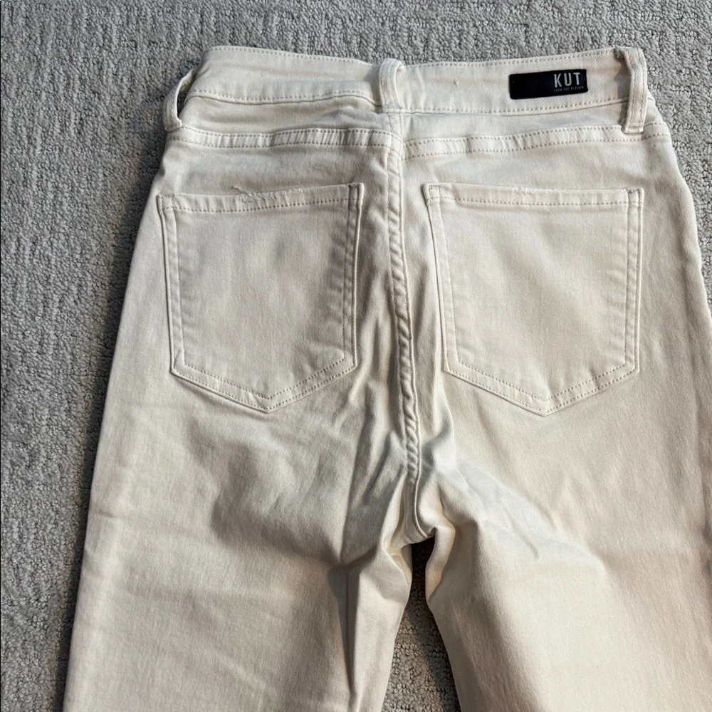 Women's Cream skinny jeans - Picture 4 of 4
